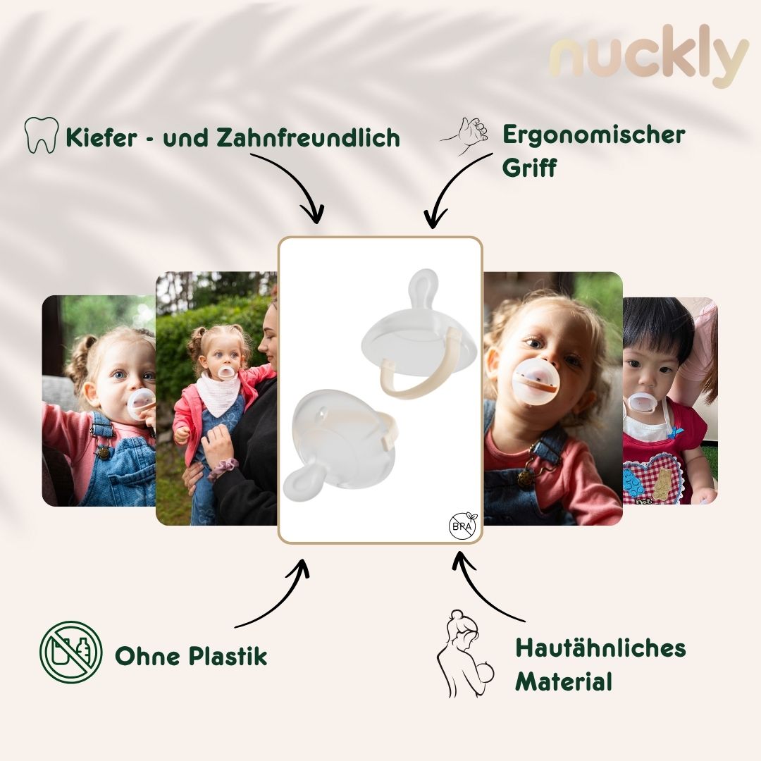 2x Nuckly - NatureSense - Medisch geoptimaliseerde fopspeen / incl. handleiding