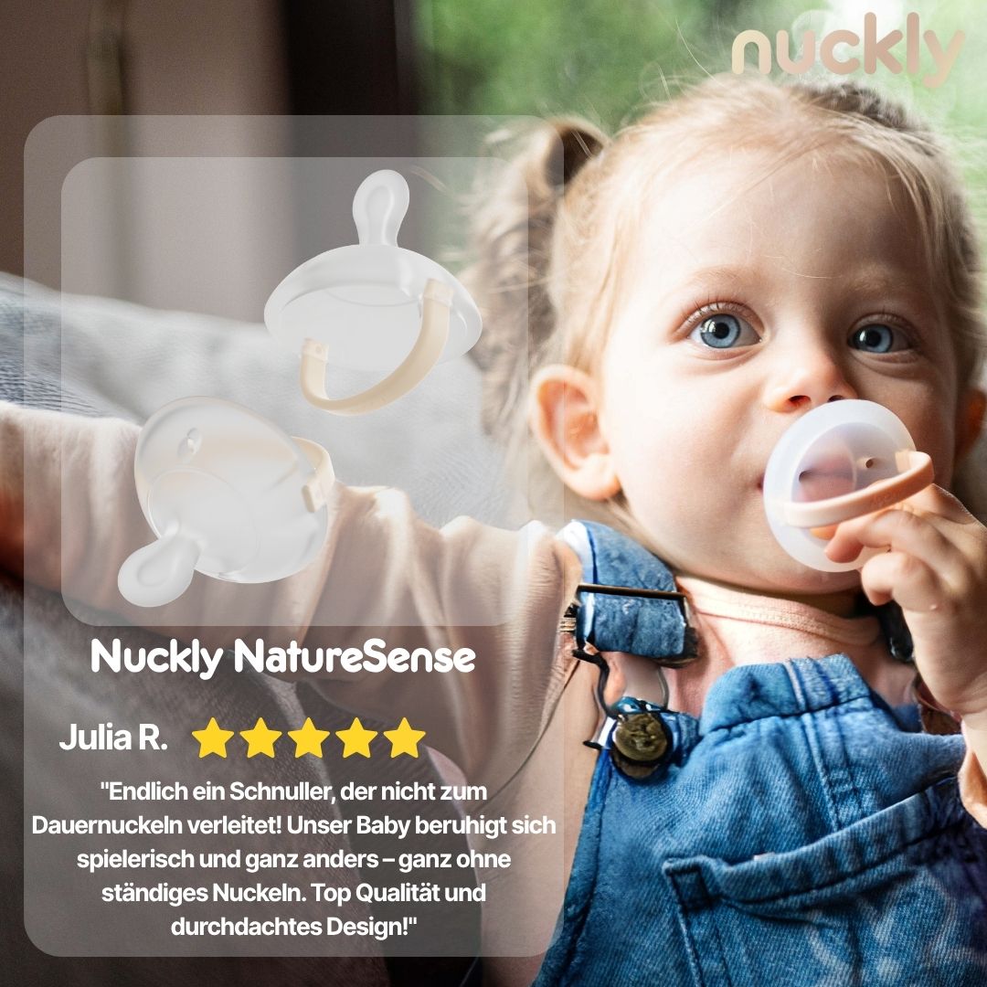 2x Nuckly - NatureSense - Medisch geoptimaliseerde fopspeen / incl. handleiding