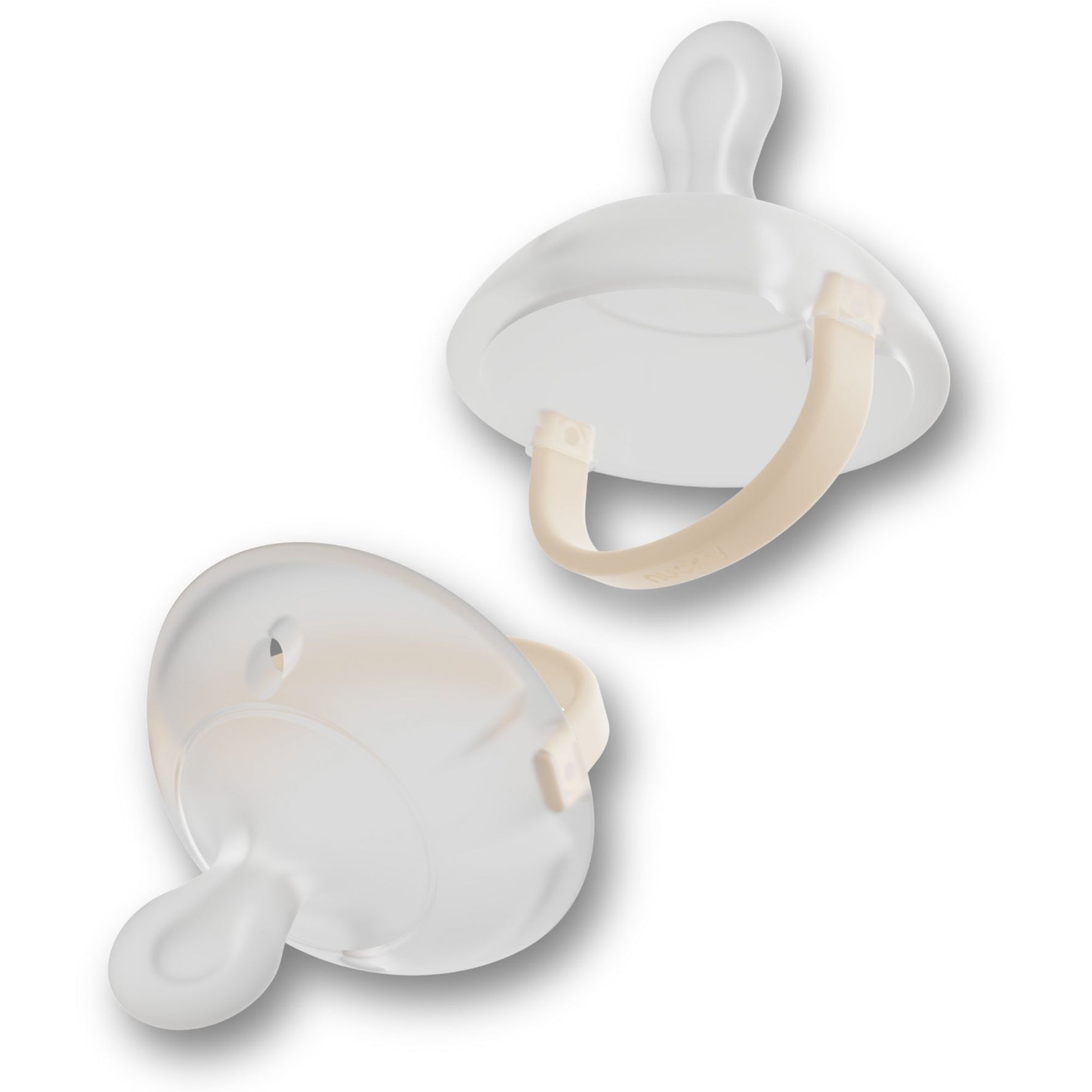 Nuckly Premium Schnuller Doppelpack Brustähnlicher Gesunder Nuckel aus Silikon